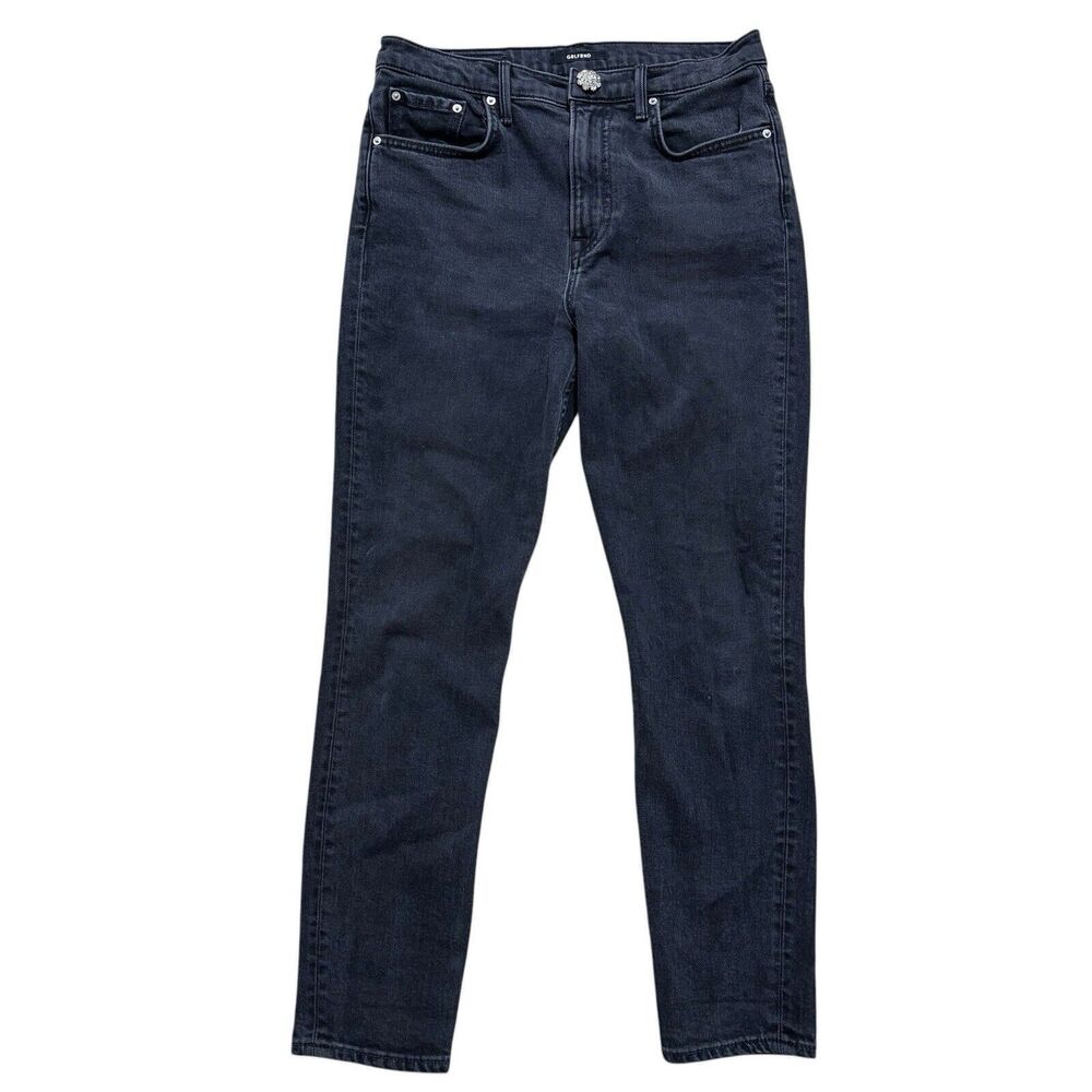 Grlfrnd Size 27 Karolina High Rise Skinny Jeans Crop ‘Fireworks’ Faded Black